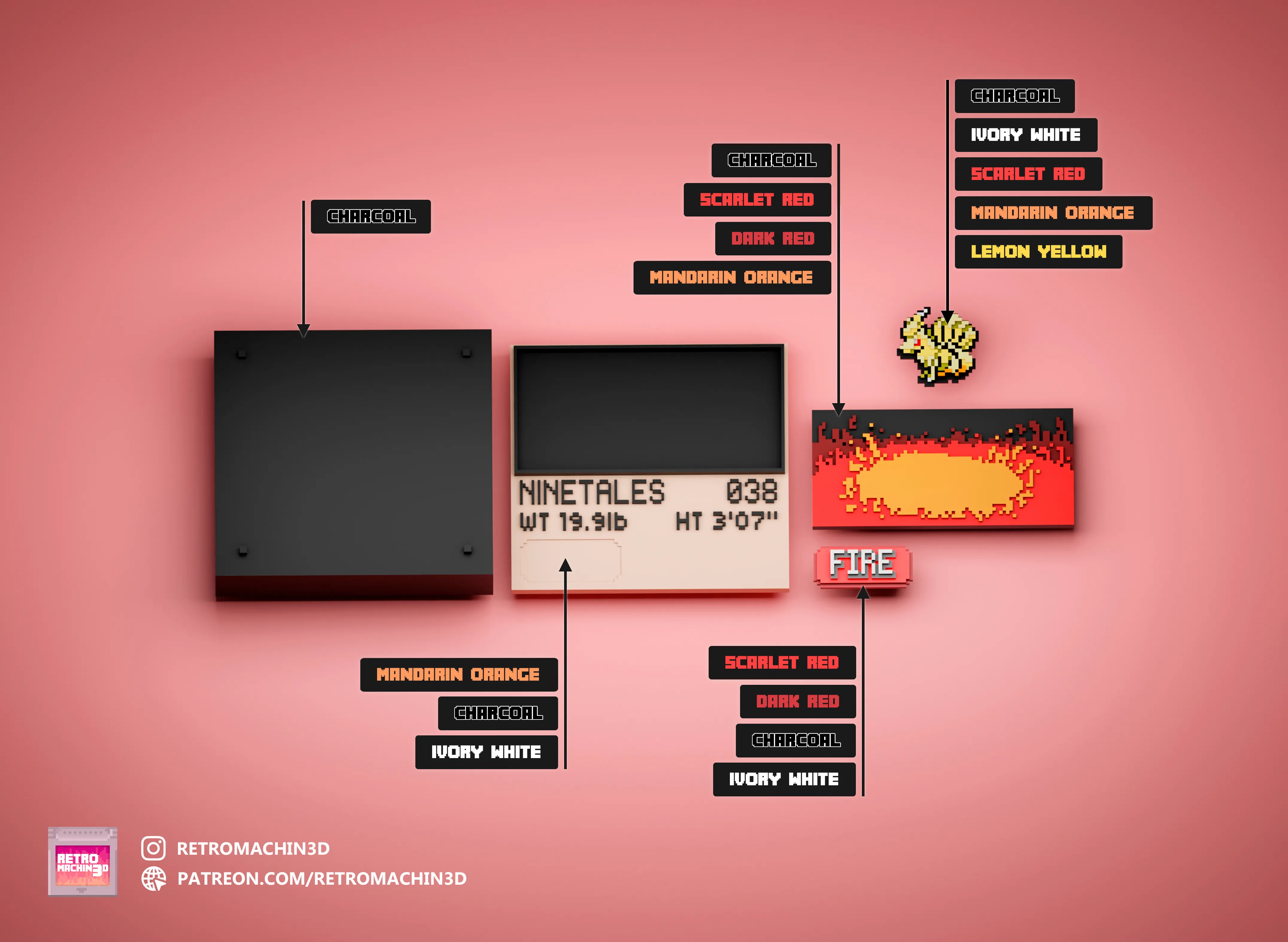 Ninetales color reference