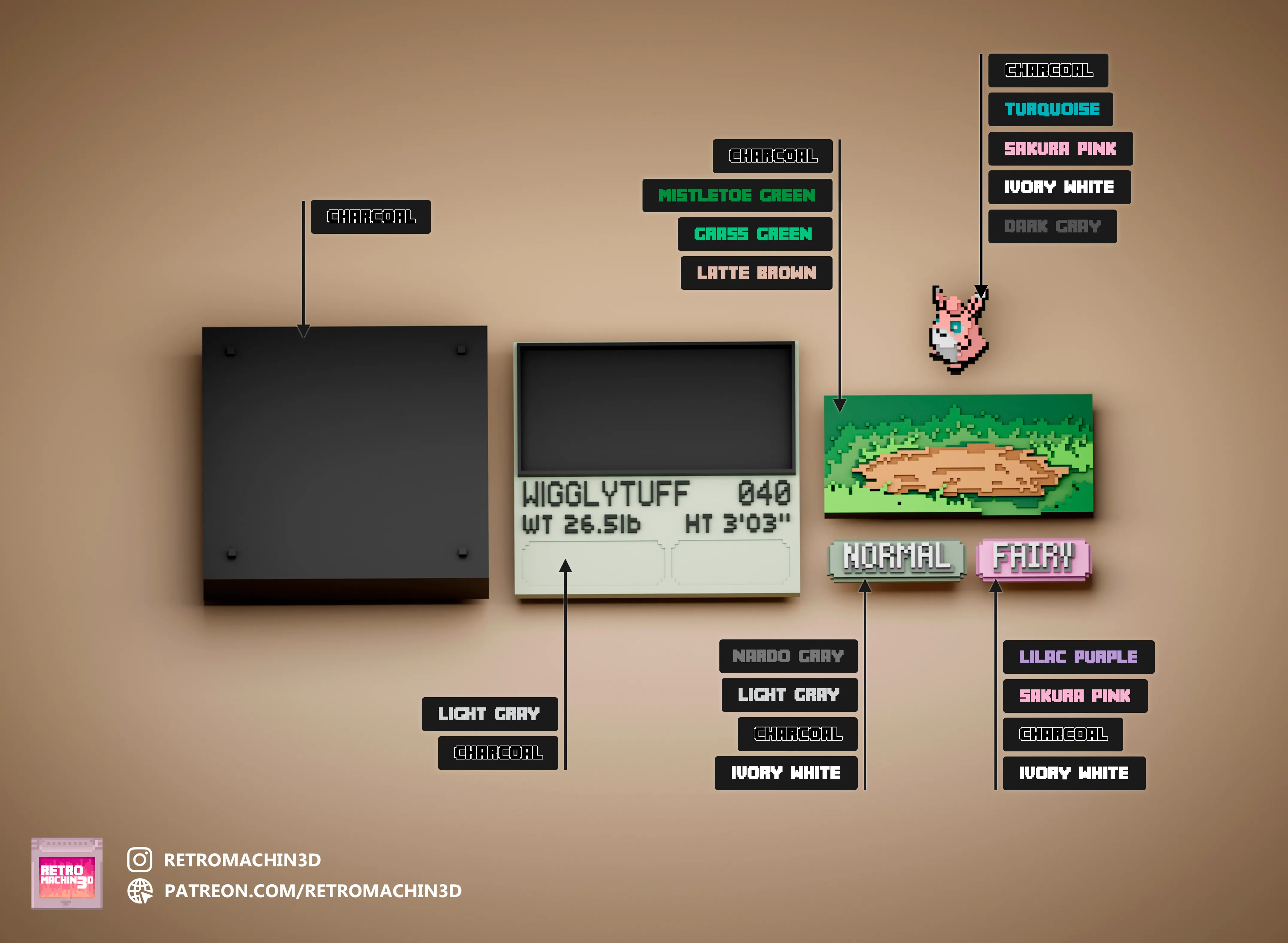 Wigglytuff color reference
