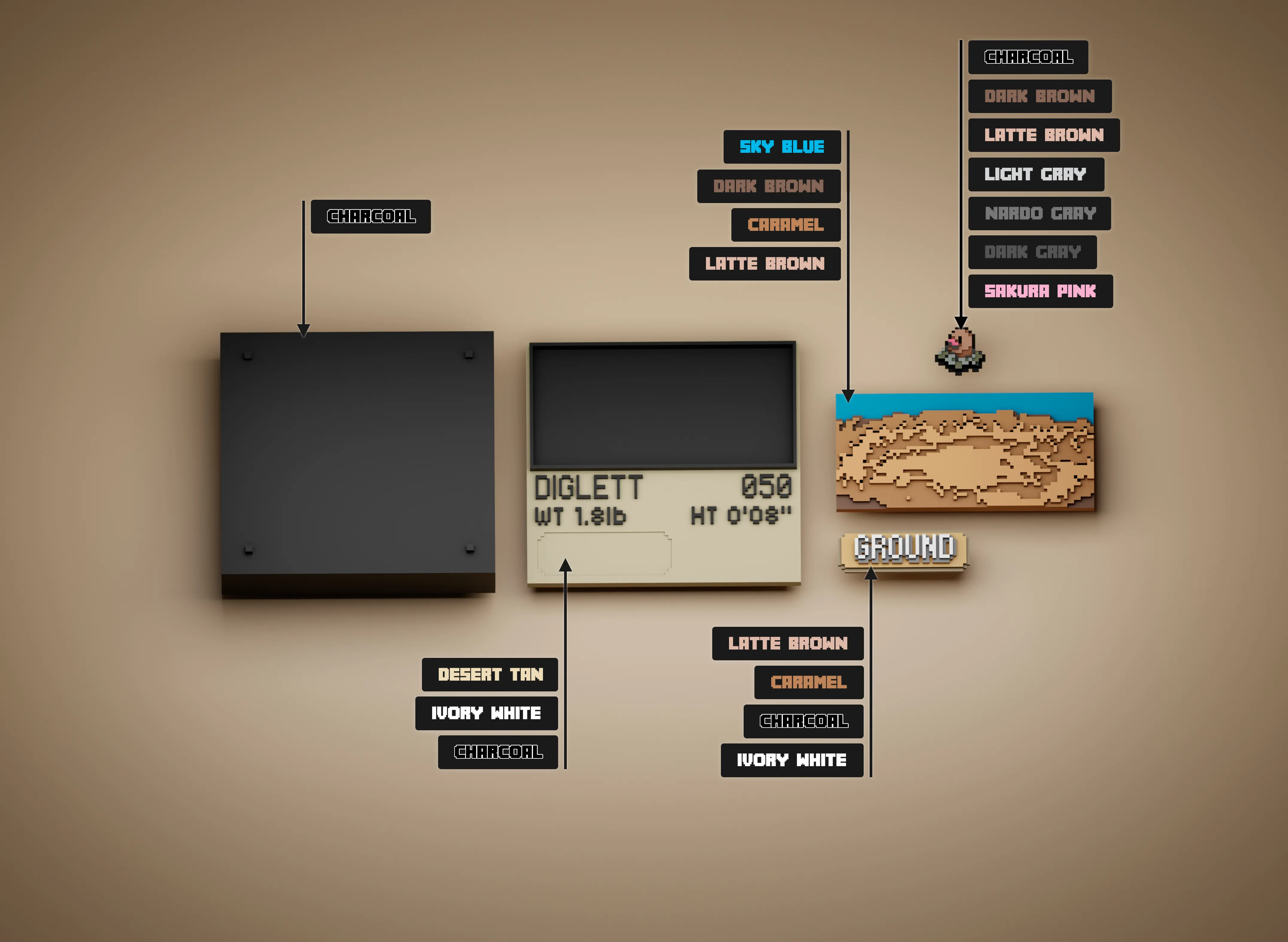 Diglett color reference