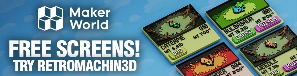 Retromachin3d Makerworld - Free 3D designs