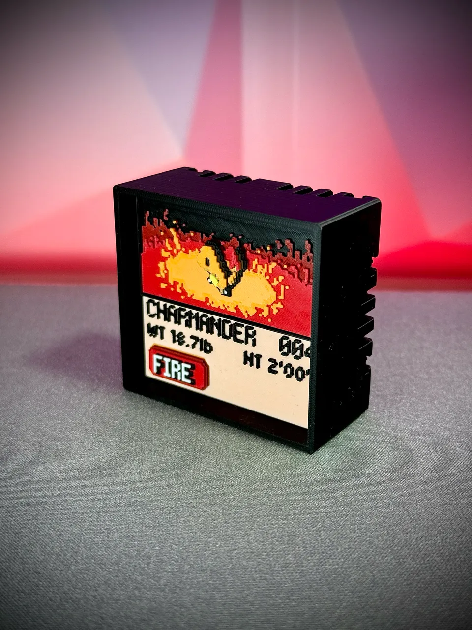 Charmander real printed model - angle view