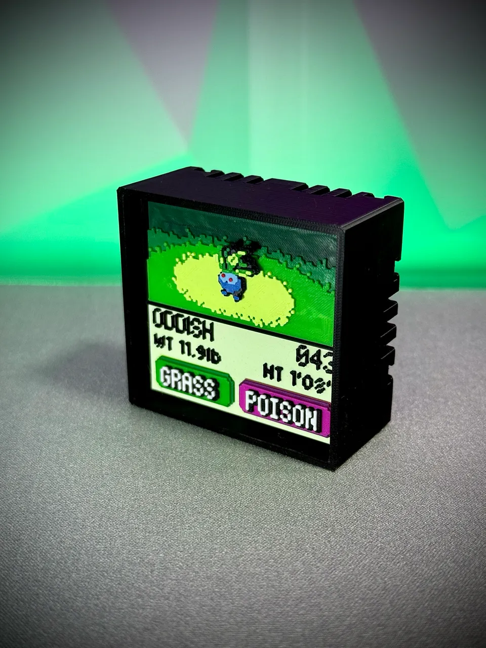 Oddish real printed model - angle view